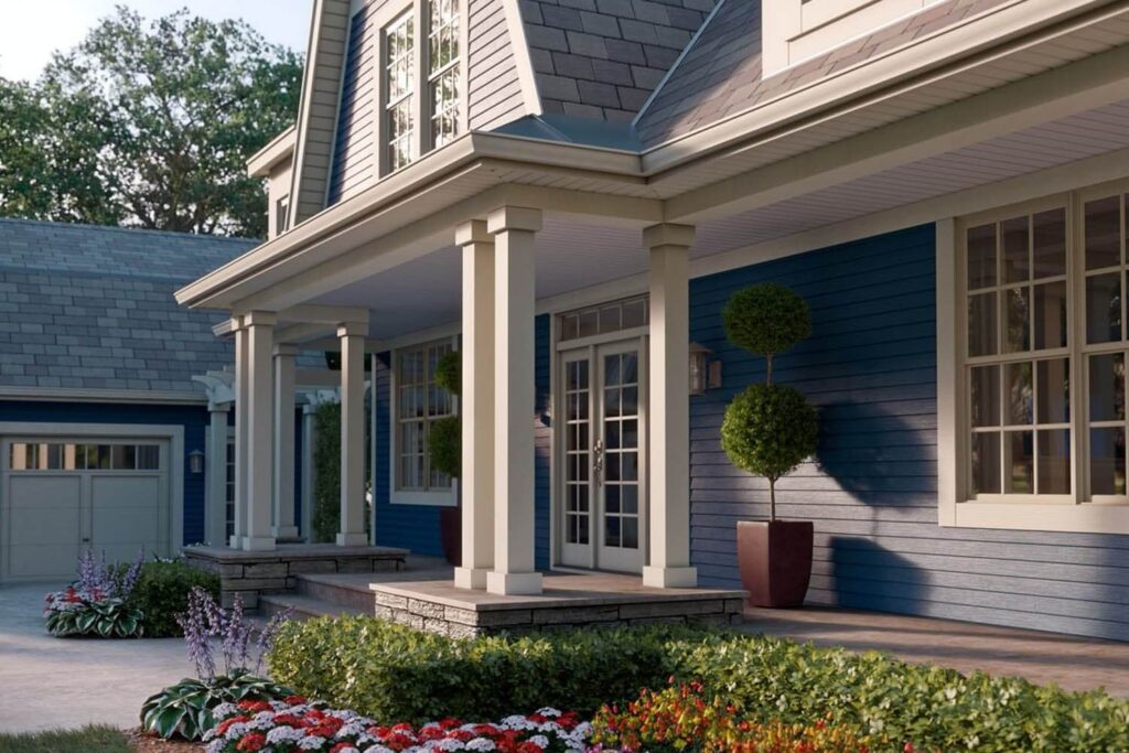 House Siding and front door